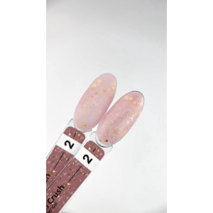 Crooz Flourish Crush Builder Gel №02 пастельно-персиковый 15 мл. Photo 2